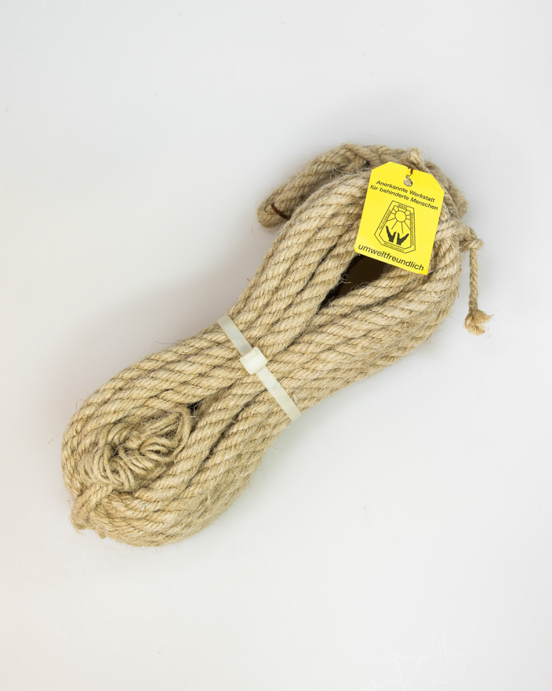 Preview: Kehrleine 10 mm Hanf links gedreht